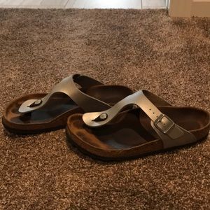 Used Birkenstock sandals.